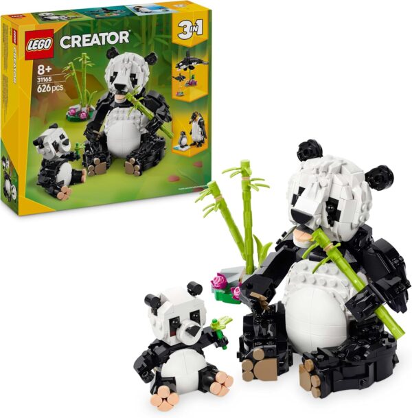 LEGO Creator 3 en 1 Fauna Salvaje: Familia de Pandas