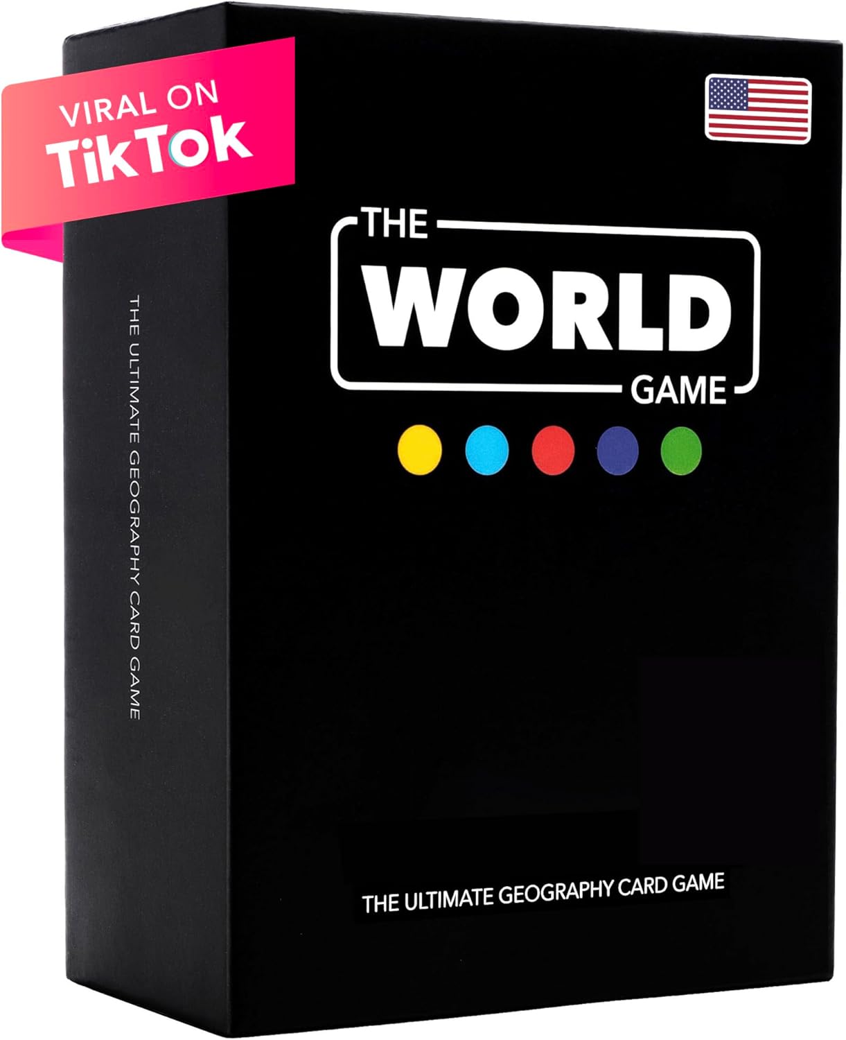 The World Game - Juego de cartas de geografía - Juego de mesa educativo para niños, familia y adultos
