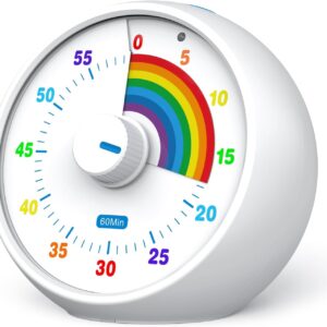 Temporizador visual para niños, cuenta regresiva de 60 minutos para aula, oficina, cocina, temporizador de escritorio, herramientas de gestión de tiempo