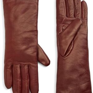 SAKS FIFTH AVENUE COLECCIÓN Guantes de cuero forrados con cachemira