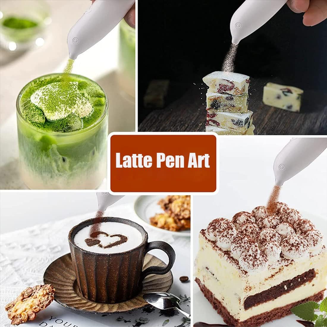 TuTuYa Pluma para Arte de Café con Leche - Imagen 2