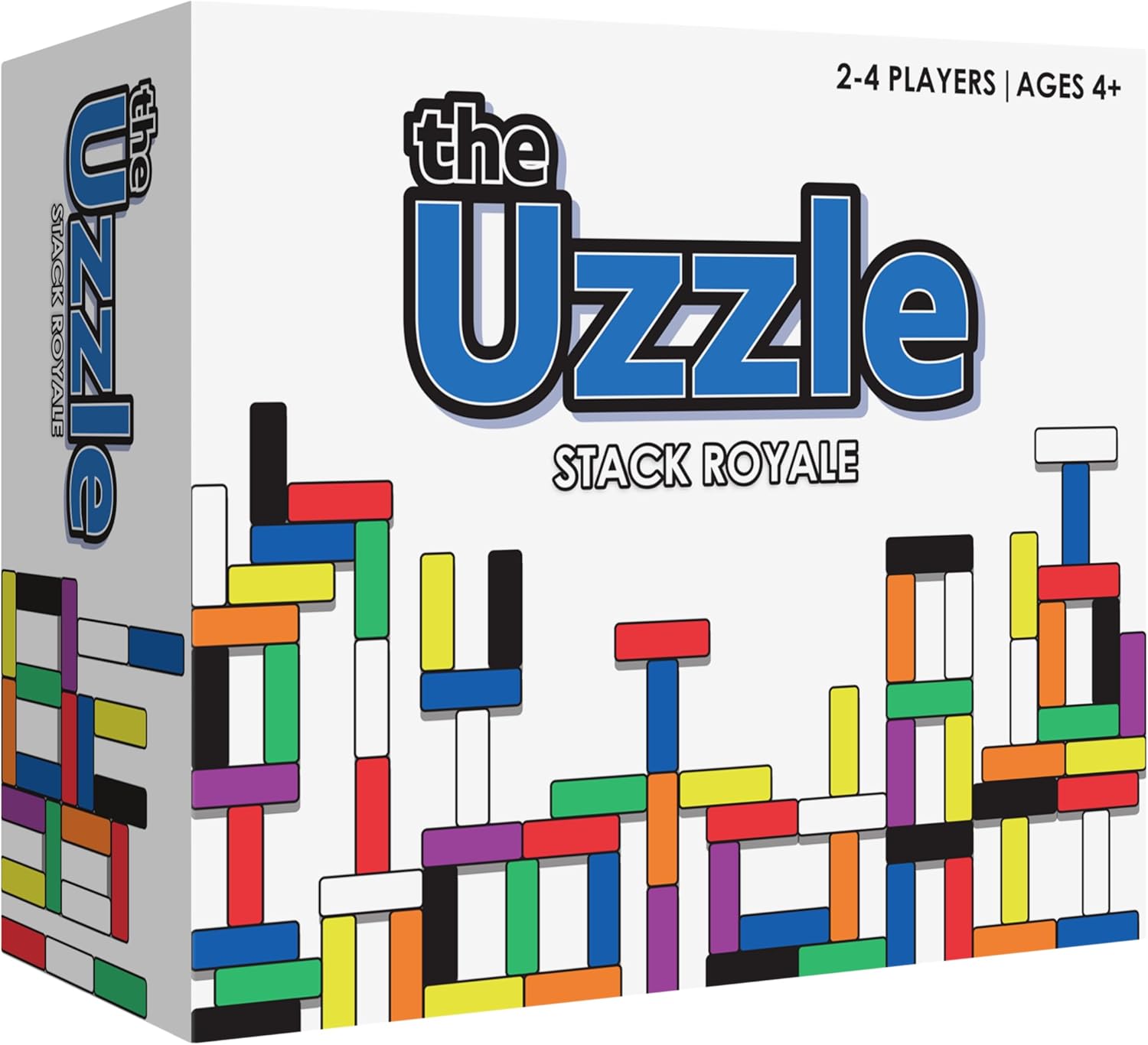 The Uzzle Juego de mesa Stack Royale, juego de mesa familiar rápido y divertido