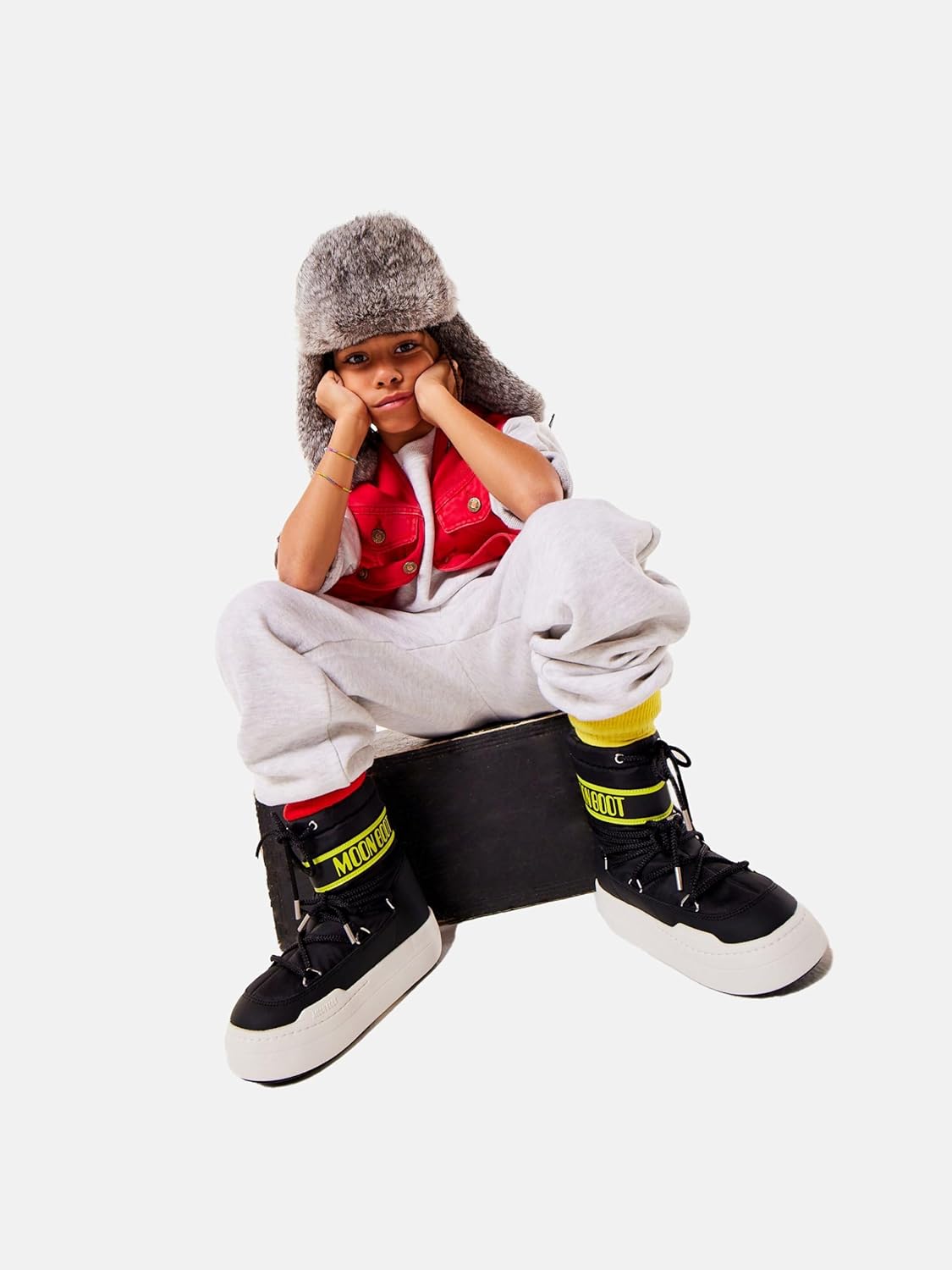 Moon Boot Botas de nieve Junior Park Boot de punta baja para niños - Imagen 2