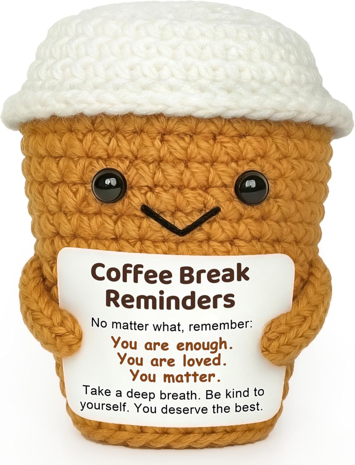 Krinisou Coffee Lovers Birthday Gifts for Women Men, Positive Animals