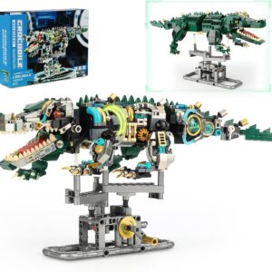 Juego de construcción mecánico de cocodrilo