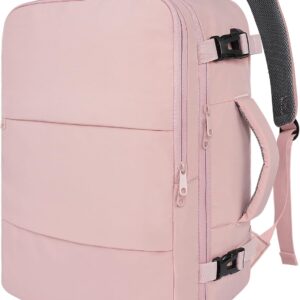 Taygeer - Mochila de viaje para mujeres, mochila de cabina con puerto de carga USB y bolsa para zapatos, mochila TSA para laptop de 15.6 pulgadas