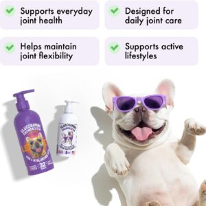 Glucosamina líquida para perros con sabor a tocino