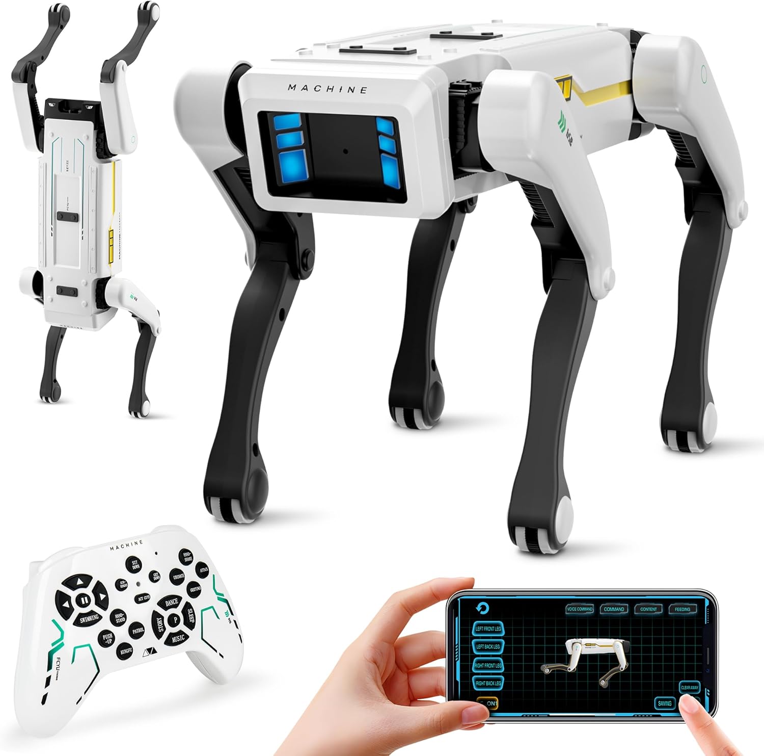 Smart Robot Dog - Mascota interactiva STEM con control de voz